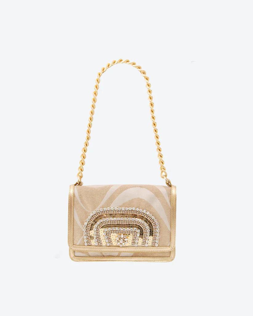 Salvia Embellished Evening Bag - Havana & Co.