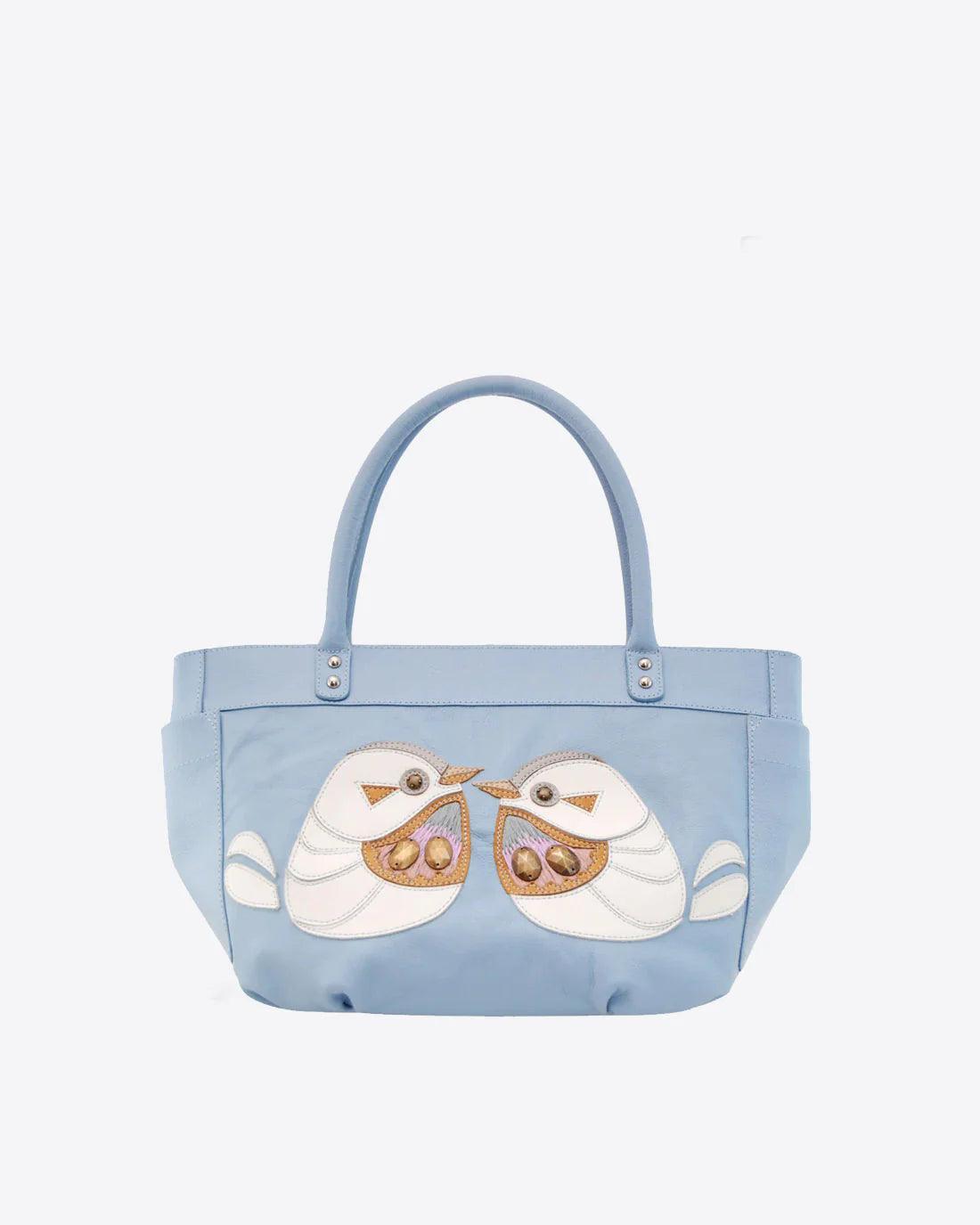 Auklet Leather Bucket Bag | Handcrafted with Whimsical Embroidery – Havana & Co. - Havana & Co.