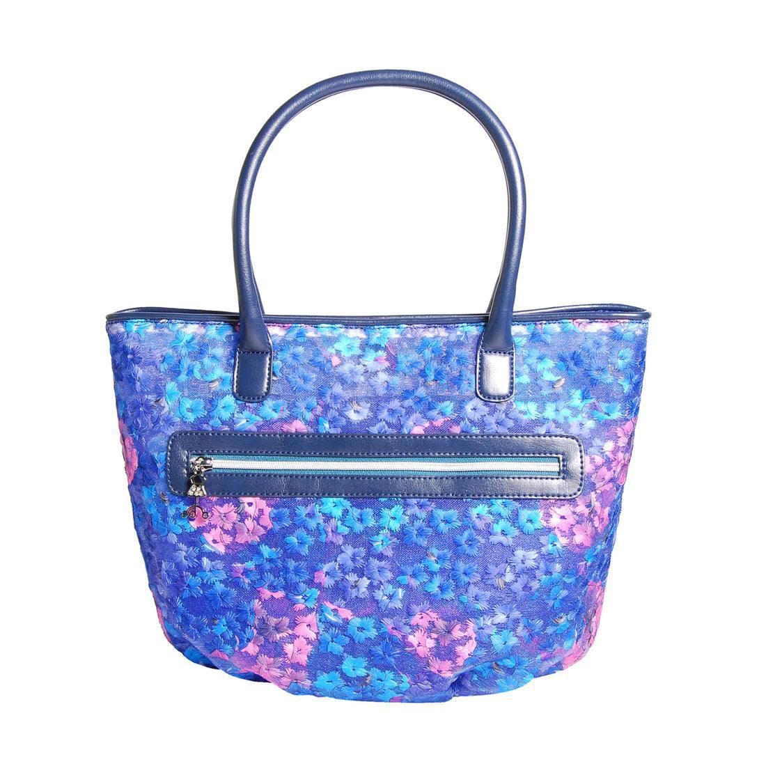 Eden Floral Mesh Bucket Bag | Handcrafted 3D Bloom Design – Havana & Co. - Havana & Co.