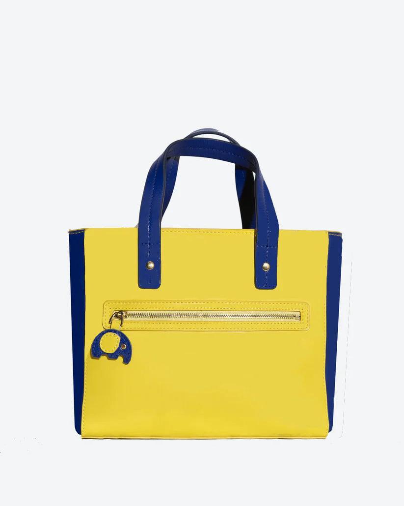 Ekanta Leather Square Tote | Havana & Co. – Vibrant & Functional Design - Havana & Co.