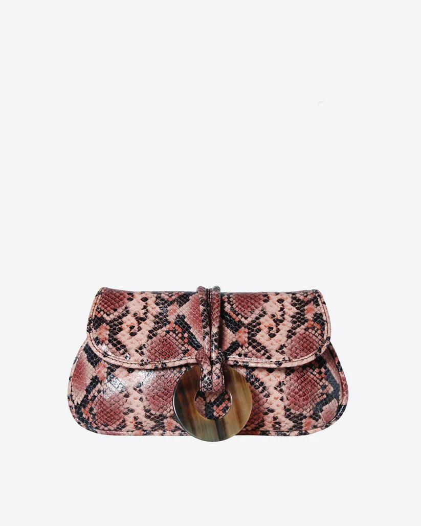 Frances Python Clutch | Havana & Co. – Luxurious Leather Accessory - Havana & Co.