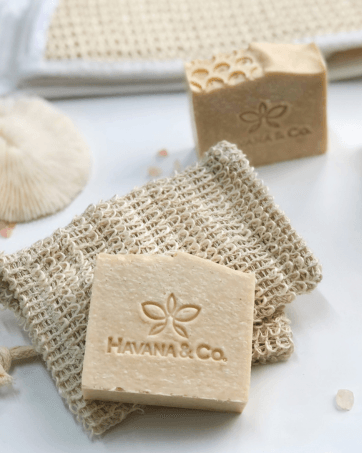 Pink Himalayan Salt Glow (with Orange Peel or Oatmeal) | Havana & Co. – Natural Facial Handmade Soap - Havana & Co.