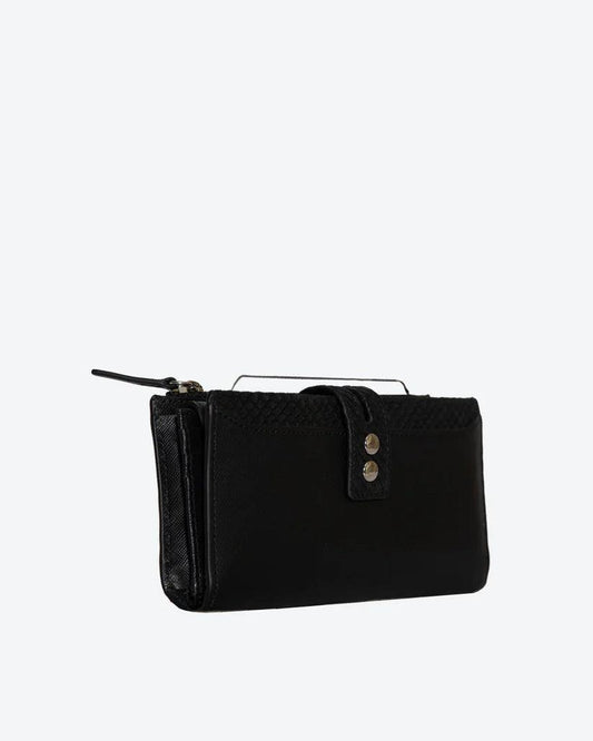 PITA: Multi-Sections Leather Clutch/ Wallet - Havana & Co.