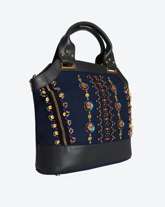 ROBBIE Beaded Shopper - Havana & Co.