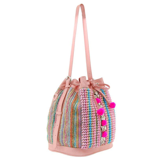 MOLLIS Embellished Drawstring Bucket - Havana & Co.