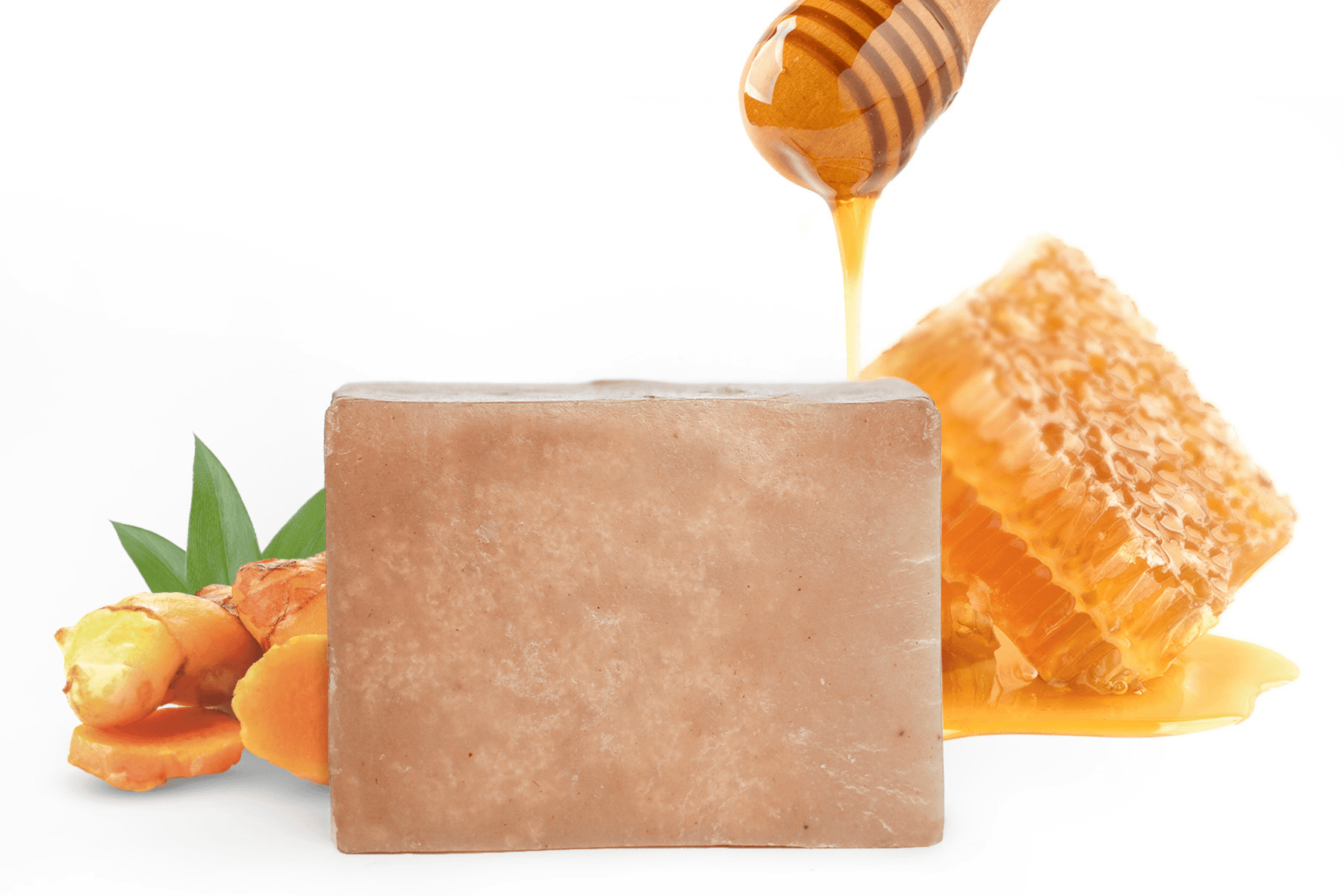 Honeyed Turmeric Tranquility - Natural Handmade Soap