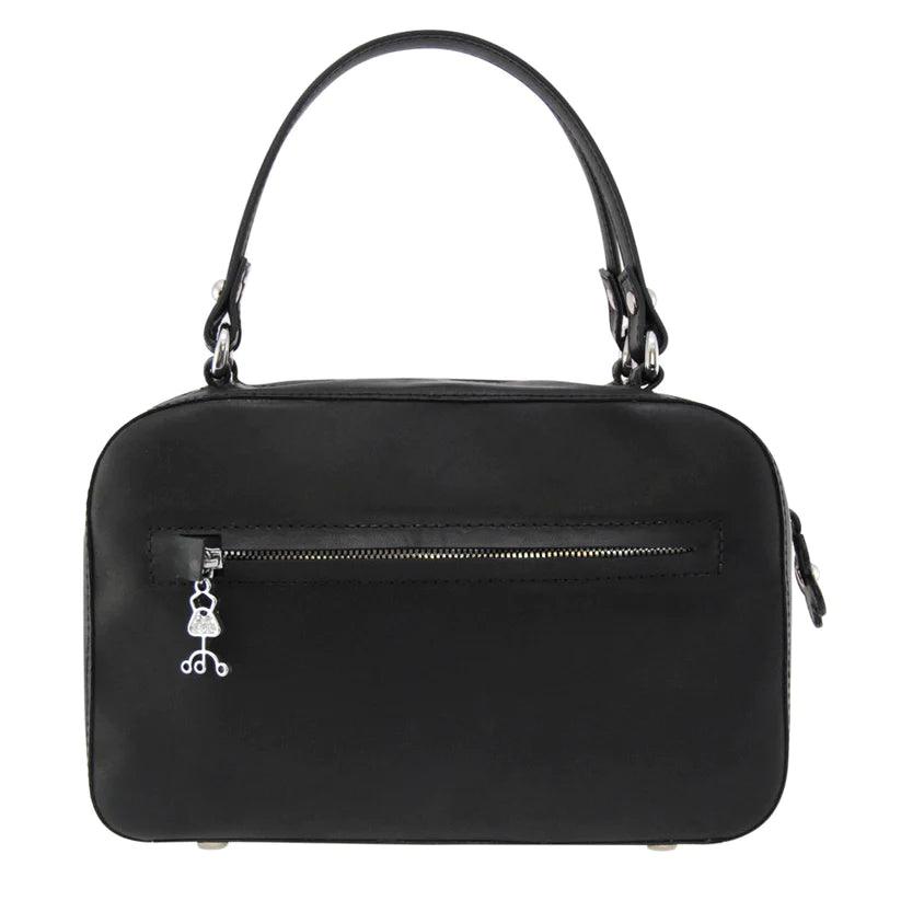 PETULA Embellished Leather Box Bag - Havana & Co.