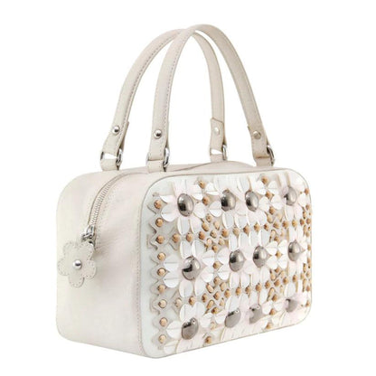 PETULA Embellished Leather Box Bag - Havana & Co.