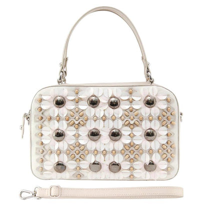 PETULA Embellished Leather Box Bag - Havana & Co.