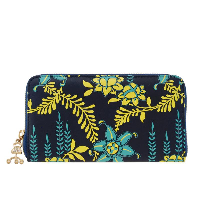 ATROPA Printed Leather Wallet - Havana & Co.