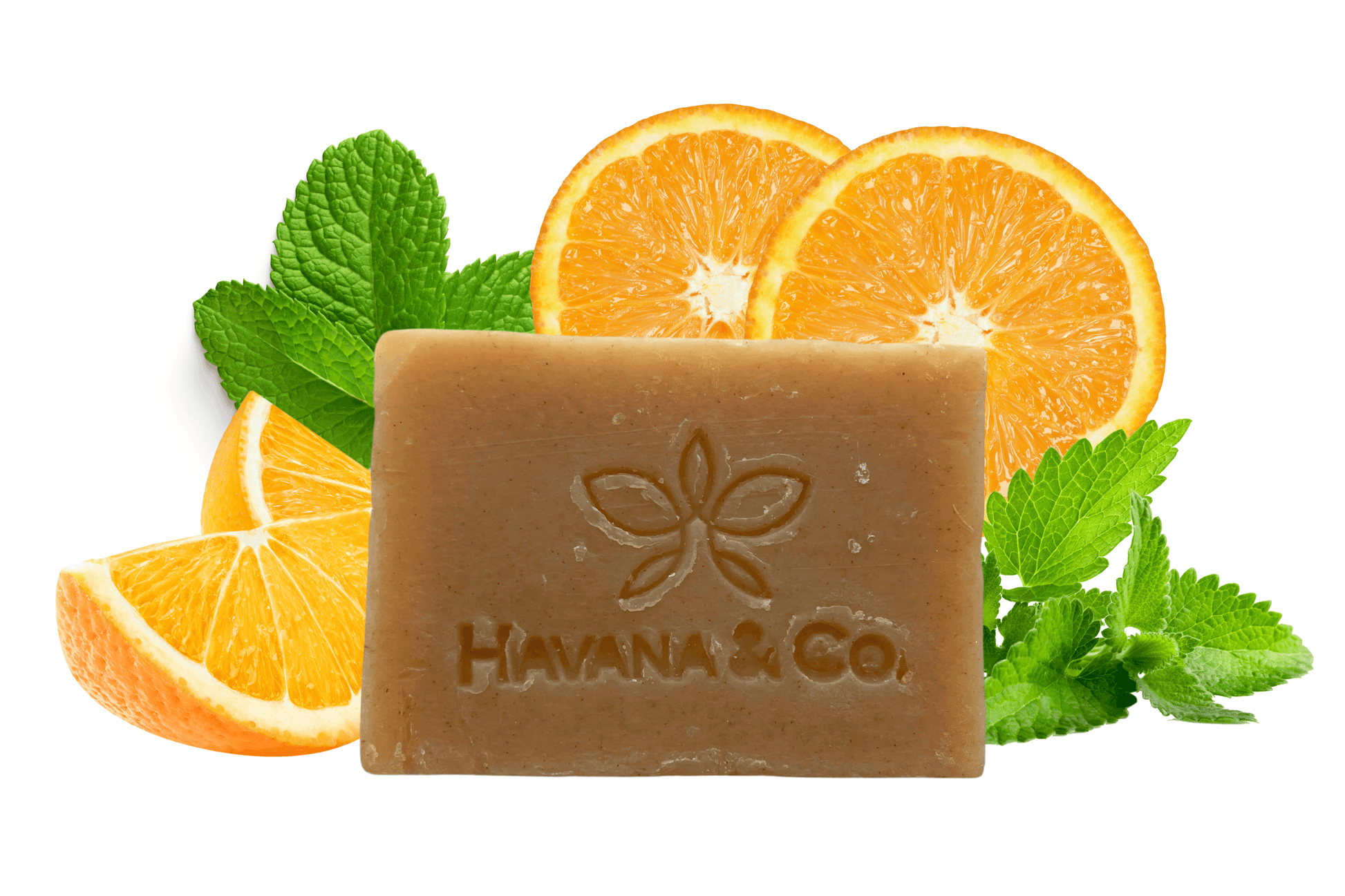 Orange Mint Zest Handmade Soap by Havana & Co. for a refreshing cleanse