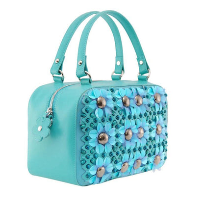 Petula Embellished Leather Box Bag | Unique Handcrafted Style – Havana & Co. - Havana & Co.