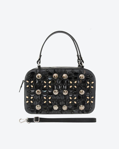 Petula Embellished Leather Box Bag | Unique Handcrafted Style – Havana & Co. - Havana & Co.