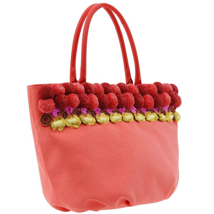 Poppy Embellished Summer Bucket - Havana & Co.