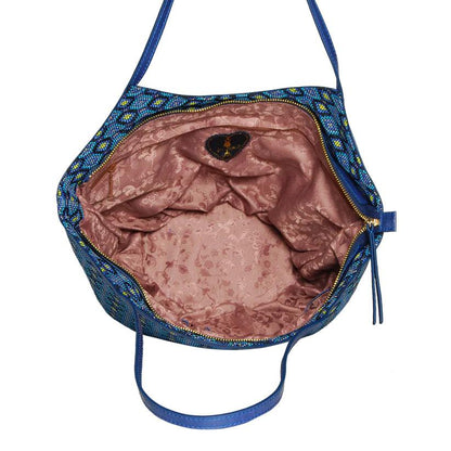 Krabi Summer Bucket Bag by Havana & Co. – Vibrant poly raffia tote with leather trims, spacious interior, and water-repellent design for sunny adventures.