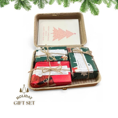 Mini Holiday Gift Set by Havana & Co. – Handcrafted soaps in eco-friendly packaging, perfect for holiday gifting with a touch of elegance and care