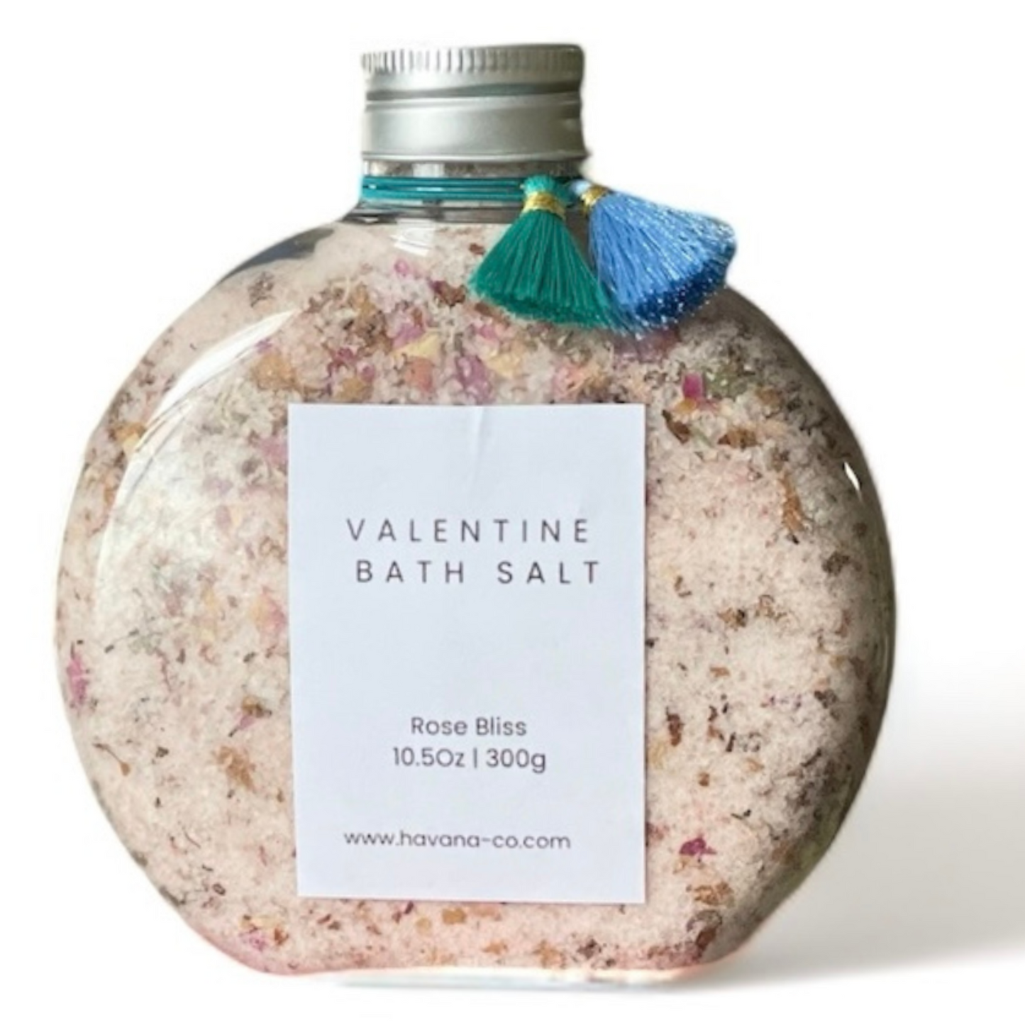 Valentine Bath Salt Rose Variant by Havana & Co. with Himalayan salt for soothing care