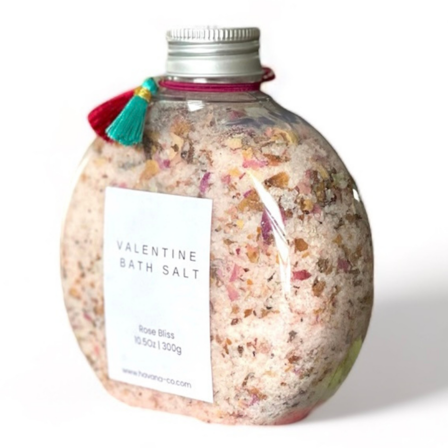 Valentine Bath Salt Rose Variant by Havana & Co. with Himalayan salt for soothing care